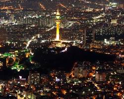 대구 앞산전망대 야경, AI로 생성