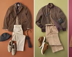 Image of Soft corduroy jacket trend men's fashion
