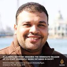 Mohamed Badr, a cameraman for the Al Jazeera Mubasher Misr channel, was detained on July 16, and continues to be held without charge. - tumblr_inline_msb155F7q91qz4rgp1