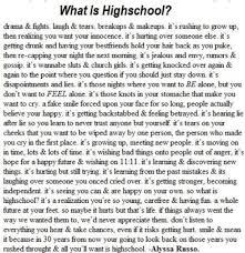High-School Quotes. QuotesGram via Relatably.com