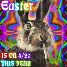 Easter is on 420 this year funny quotes easter quote weed funny ... via Relatably.com