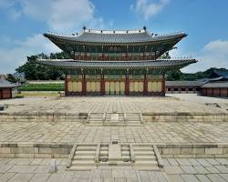 서울 종로구 경복궁 북촌한의마을 서촌 익선동 전경 사진, AI로 생성