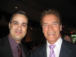Dr. Cesar Vargas with California Governor Arnold Schwarzenegger - cesar-schwarzenegger