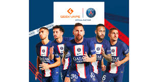Paris Saint-Germain Announces Partnership with Leading Vaping Brand Geekvape