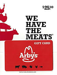 Arbys Gift Card $25 : Gift Cards - Amazon.com