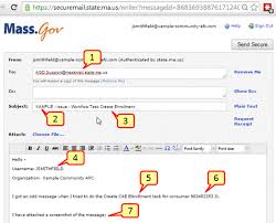 How to send a secure email to AGD Support