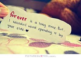 Forever is a long time but i wouldn&#39;t mind spending it by your... via Relatably.com