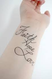 Best Hope And Faith Tattoo Products on Wanelo via Relatably.com