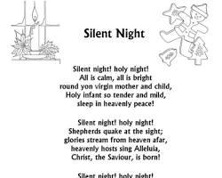 Silent Night Christmas carol song