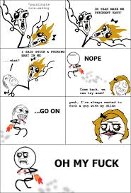 OMG RUN Guy / Tampon Head Rage Face | Know Your Meme via Relatably.com
