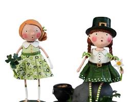 Image of Lori Mitchell's 2024 St. Patrick's Day figurines