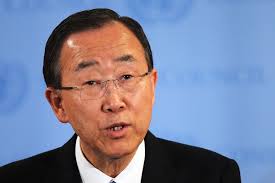 Photo by Spencer Platt/Getty Images. U.N. Secretary General Ban Ki-moon, here in a photo from 2012, asked for the Syrian delegations to dedicate themselves ... - bankimoon-1024x682