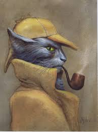 Image result for cats dressed as sherlock holmes