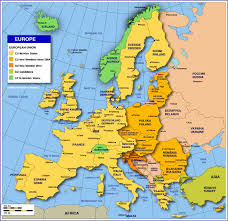 Image result for map of EU