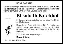 Elisabeth Kirchhof-bedanken wi | Nordkurier Anzeigen