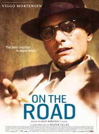 The poster features Viggo Mortensen in character as Old Bull Lee. I love the use of the flashbulb-white background behind the blue title, which for some ... - Viggo_Mortensen_Embodies_Experience_Old_Bull_Lee_On_The_Road_First_Character_Poster_1331931042