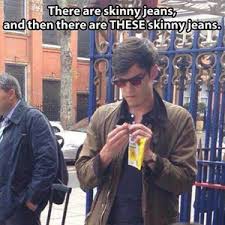 The Face Of Disgust Seeing Men Wearing Tight Skinny Jeans. by ... via Relatably.com
