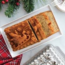 Cinnamon Swirl Santa Loaf Cake - Nordic Ware