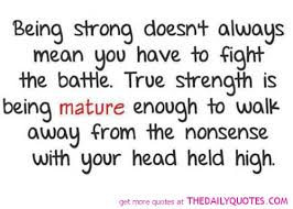 Being Strong - The Daily Quotes via Relatably.com