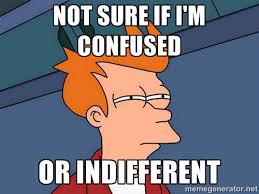 not sure if i&#39;m confused or indifferent - Futurama Fry | Meme ... via Relatably.com