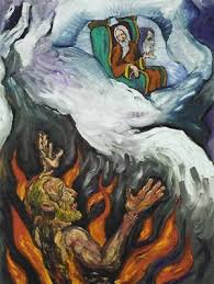 Image result for Photos Abraham and Lazarus in Hell