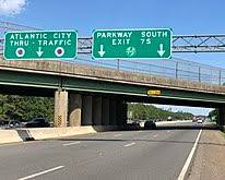 Image of Atlantic City Expressway highway in New Jersey