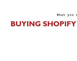 Established customer base of Shopify store