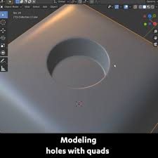 Holes with quad topology — Blender Secrets