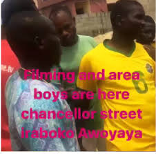 Image result for Funke Akindele-Bello harassed by area boys while filming