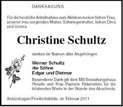 Christine Schultz | Nordkurier Anzeigen - 006102263901