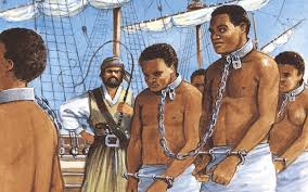 Image result for slave chains on slave ship