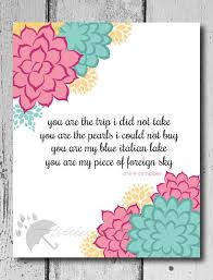 You are the trip I did not take- wall art- quote by Anne Campbell ... via Relatably.com