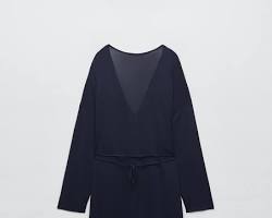 Image of Zara Knit Midi Dress with Belt