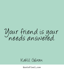 Khalil Gibran Quotes On Friendship. QuotesGram via Relatably.com