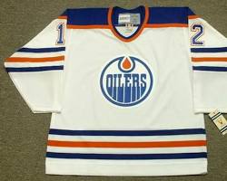 Image of 1990s Edmonton Oilers Away Jersey