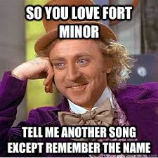 So you love fort minor tell me another song except remember the ... via Relatably.com