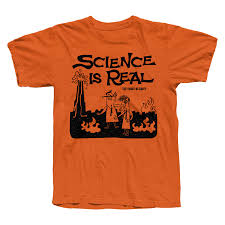 Science Is Real Orange T-Shirt on They Might Be Giants Official ...