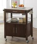 M - Kitchen Cart with Marble Top - Kitchen Islands Carts