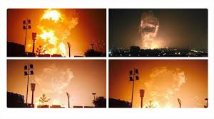 Resultado de imagen de La explosión de Tianjín, China