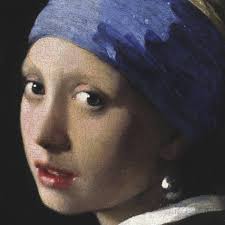 Girl with a Pearl Earring (detail) Kunstdruck