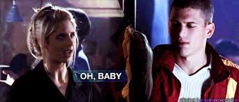 Image result for images of a totally insane laughing buffy the vampire slayer