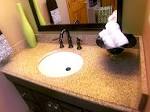 How to replace bathroom vanity top with 