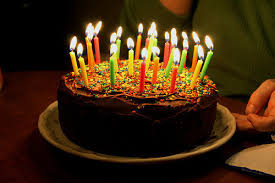 Image result for images of birthday cakes with candles and wishes