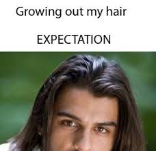 Growing Out My Hair by ben - Meme Center via Relatably.com