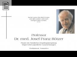 Josef Rötzer im 91. Lebensjahr verstorben
