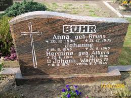 Grab von Anna Buhr (geb. Bruns) (20.12.1904-21.12.1939), Friedhof ... - fi020