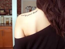 Tattoo Ideas For Girls Quotes | Alonzo Hartman - Anything Under ... via Relatably.com