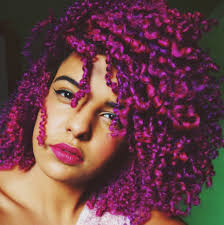 Resultado de imagem para cabelos afros coloridos