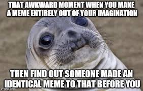 Awkward Moment Sealion Meme - Imgflip via Relatably.com