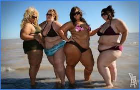 Image result for fat women at the beach